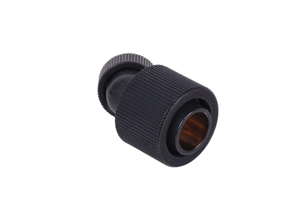 16/13mm compression fitting 45- revolvable G1/4 - compact - matte black