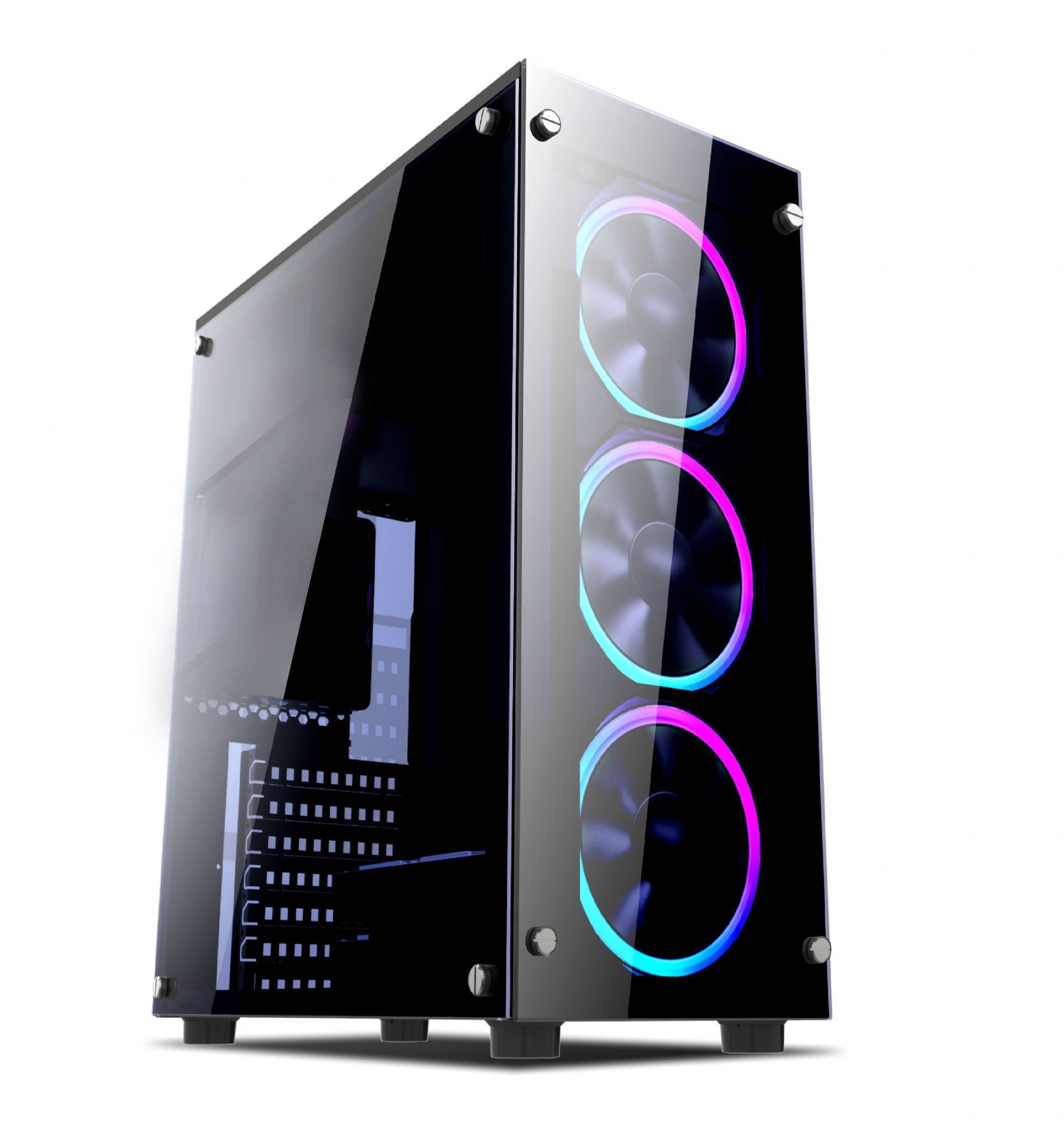 1st Player Fire Dancing V2 Mid Tower Case 3 x Fans - Watercooling UK