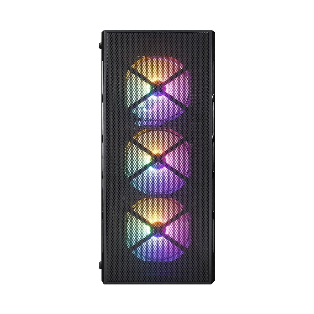 1st Player Firebase XP Mid Tower with Tempered Glass and 6 x RGB Fans