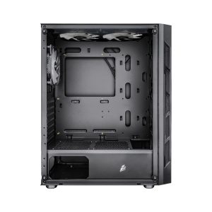 1st Player MIKU Mi2-A Micro ATX Case with with Panoramic Panel - Black