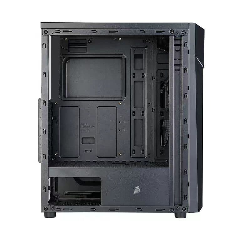 1st Player RB-2 Mid Tower Case with Tempered Glass Panel - Black