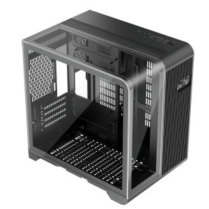 1st Player RT5 Micro ATX Tempered Glass Pannel Case - Black