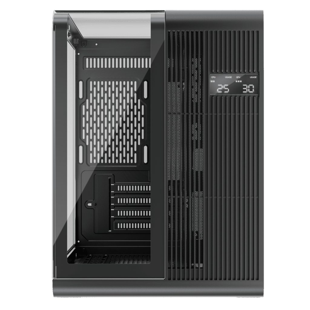 1st Player RT5 Micro ATX Tempered Glass Pannel Case - Black