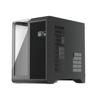 1st Player RT5 Micro ATX Tempered Glass Pannel Case - Black