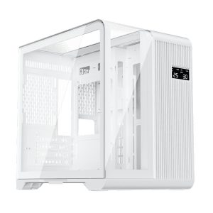 1st Player RT5 Micro ATX Tempered Glass Pannel Case - White