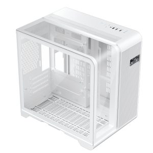 1st Player RT5 Micro ATX Tempered Glass Pannel Case - White