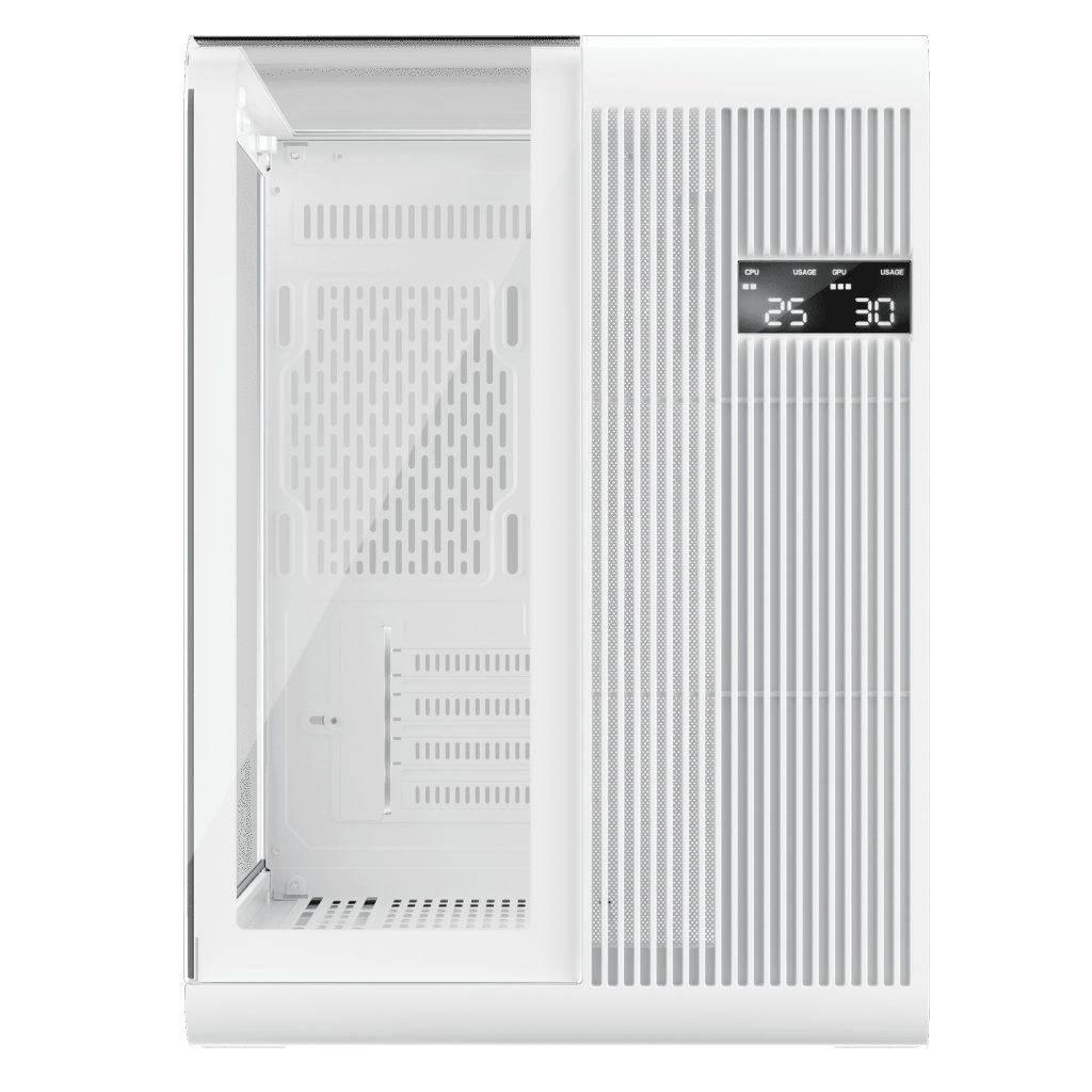 1st Player RT5 Micro ATX Tempered Glass Pannel Case - White
