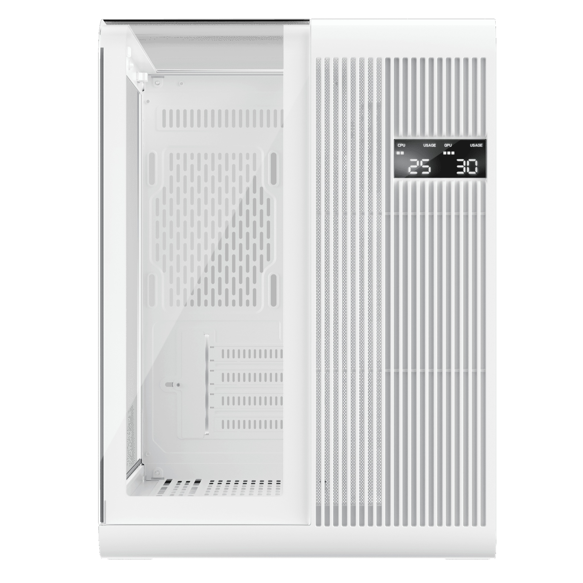 1st Player RT5 Micro ATX Tempered Glass Pannel Case - White