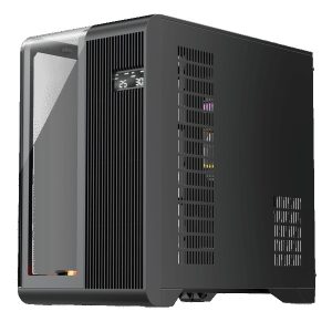 1st Player RT7 ATX Tempered Glass Panel Case with 4x RGB Fans - Black : image 4