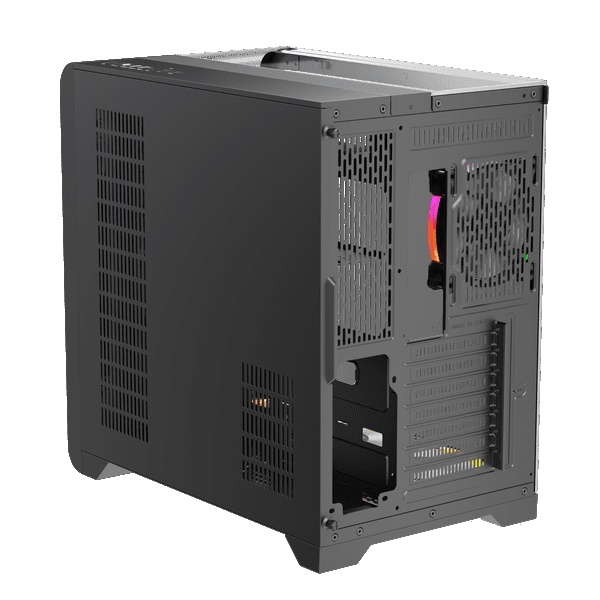 1st Player RT7 ATX Tempered Glass Panel Case with 4x RGB Fans - Black : image 5