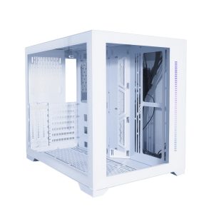 1st Player Steampunk SP7 Mid with Tempered Glass Panels - White : image 1