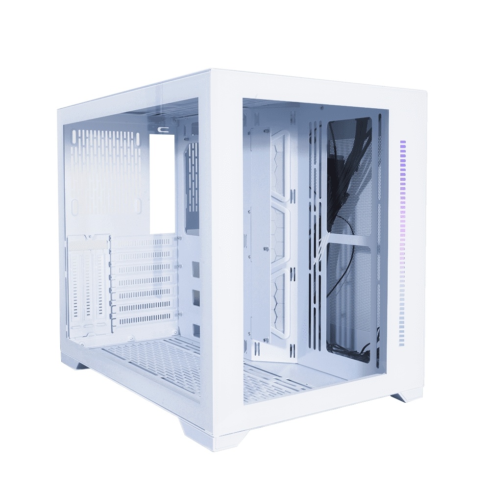 1st Player Steampunk SP7 Mid with Tempered Glass Panels - White : image 1