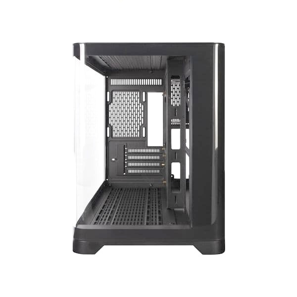 1st Player UV6 Micro ATX Case with U-Shaped Panoramic Panel - Black