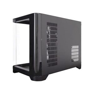 1st Player UV6 Micro ATX Case with U-Shaped Panoramic Panel - Black