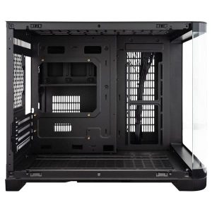 1st Player UV6 Micro ATX Case with U-Shaped Panoramic Panel - Black