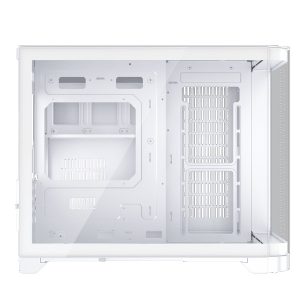 1st Player UV6 Micro ATX Case with U-Shaped Panoramic Panel - White : image 4