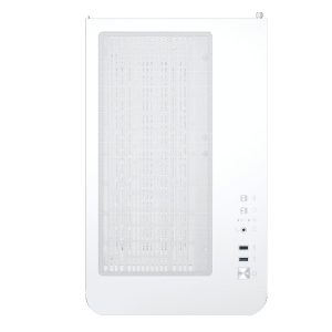 1st Player UV6 Micro ATX Case with U-Shaped Panoramic Panel - White : image 5