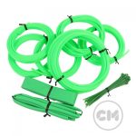 UV Green Cable Modders (U-HD) High Density Braid Sleeving Kit - Medium
