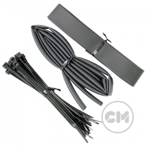 Carbon Fiber Cable Modders (U-HD) High Density Braid Sleeving Kit - Small