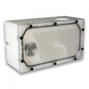 EK Water Blocks EK-BAY SPIN Reservoir - White Acetal CSQ