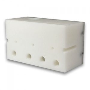 EK Water Blocks EK-BAY SPIN Reservoir - White Acetal CSQ