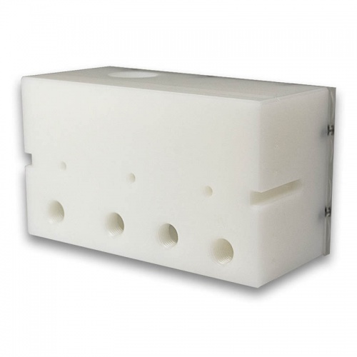EK Water Blocks EK-BAY SPIN Reservoir - White Acetal CSQ
