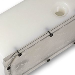 EK Water Blocks EK-BAY SPIN Reservoir - White Acetal CSQ