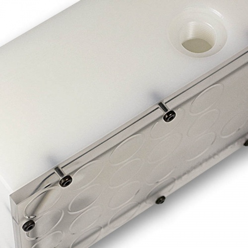 EK Water Blocks EK-BAY SPIN Reservoir - White Acetal CSQ