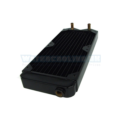 D Line Radiator D-TEK 240mm Slim Line Radiator with 3/8 (10mm) Barbs Attached ...