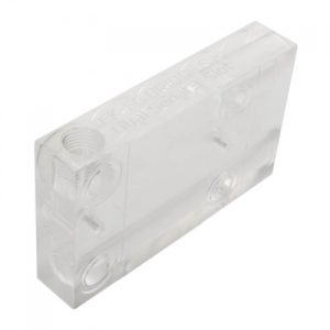 EK Water Blocks EK-FC Bridge DUAL Serial 3-Slot CSQ Plexi