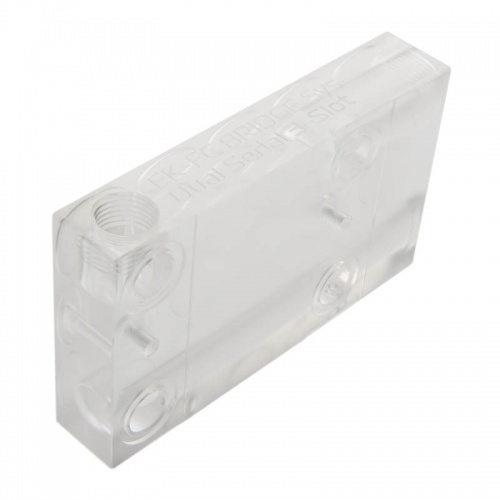 EK Water Blocks EK-FC Bridge DUAL Serial 3-Slot CSQ Plexi