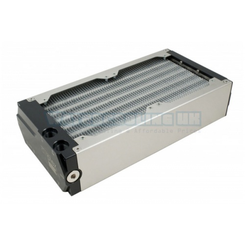Aquacomputer Airplex Modularity 240mm, Aluminum Fins, Two Circuits, SS Panels