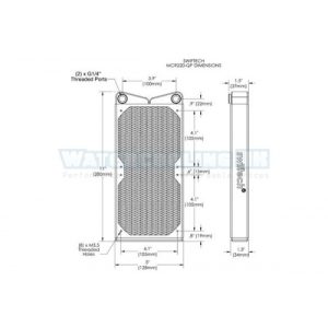 Swiftech MCR220-XP eXtreme Performance Radiator 240 - Black