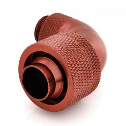 Bitspower Connection 90 degrees 1/4 inch to 19/13mm - Blood Red