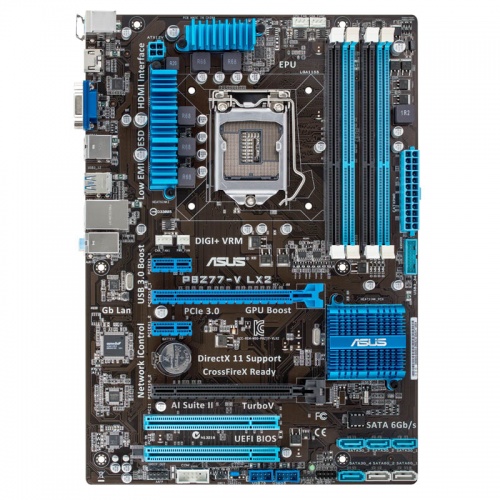 ASUS P8Z77-V LX2, Intel Z77 Motherboard - Socket 1155