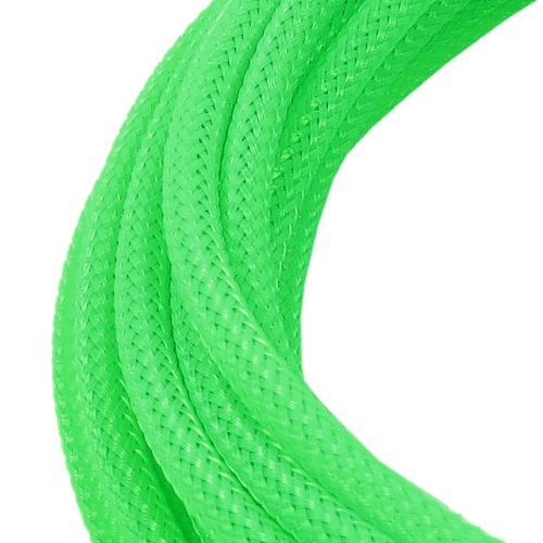 UV Green Cable Modders U-HD Retail Pack Braid Sleeving - 4mm x 5 meters
