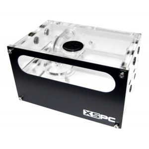 XSPC Acrylic Dual 5.25 Reservoir/Pump Combo with One 18w Laing DDC