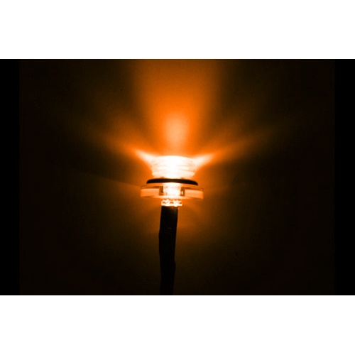 Pre-Wired Ultra Bright 5mm Single Orange LED