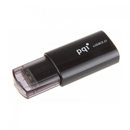 PQI Clicker, USB 3.0 Pendrive, dark - 32 GB