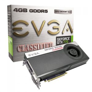 EVGA GeForce GTX 770 Classified, 4096 MB GDDR5, DP, HDMI, DVI