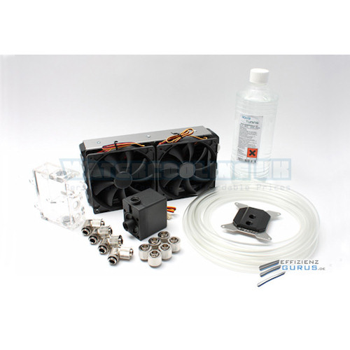 240mm Watercooling Special Efficiency Gurus - Basic S. 775 Kit