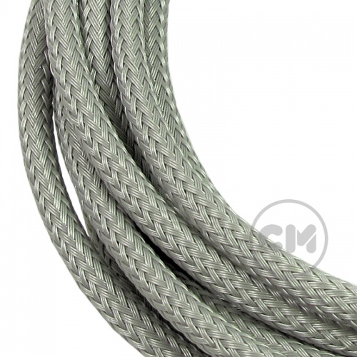 Steel Grey Cable Modders (U-HD) High Density Braid Sleeving Kit - Small