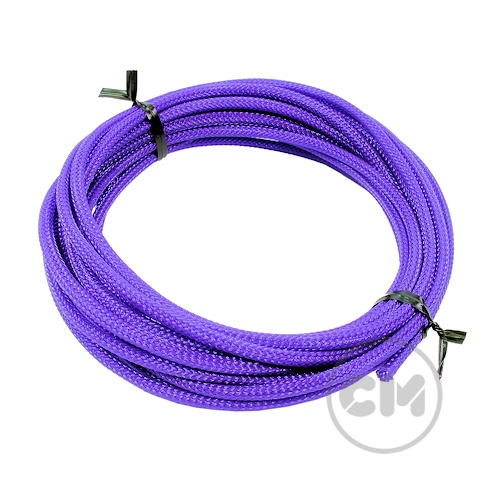 UV Purple Cable Modders (U-HD) High Density Braid Sleeving Kit - Medium