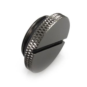 XSPC M20 Fillcap Blank - Black Chrome : image 1