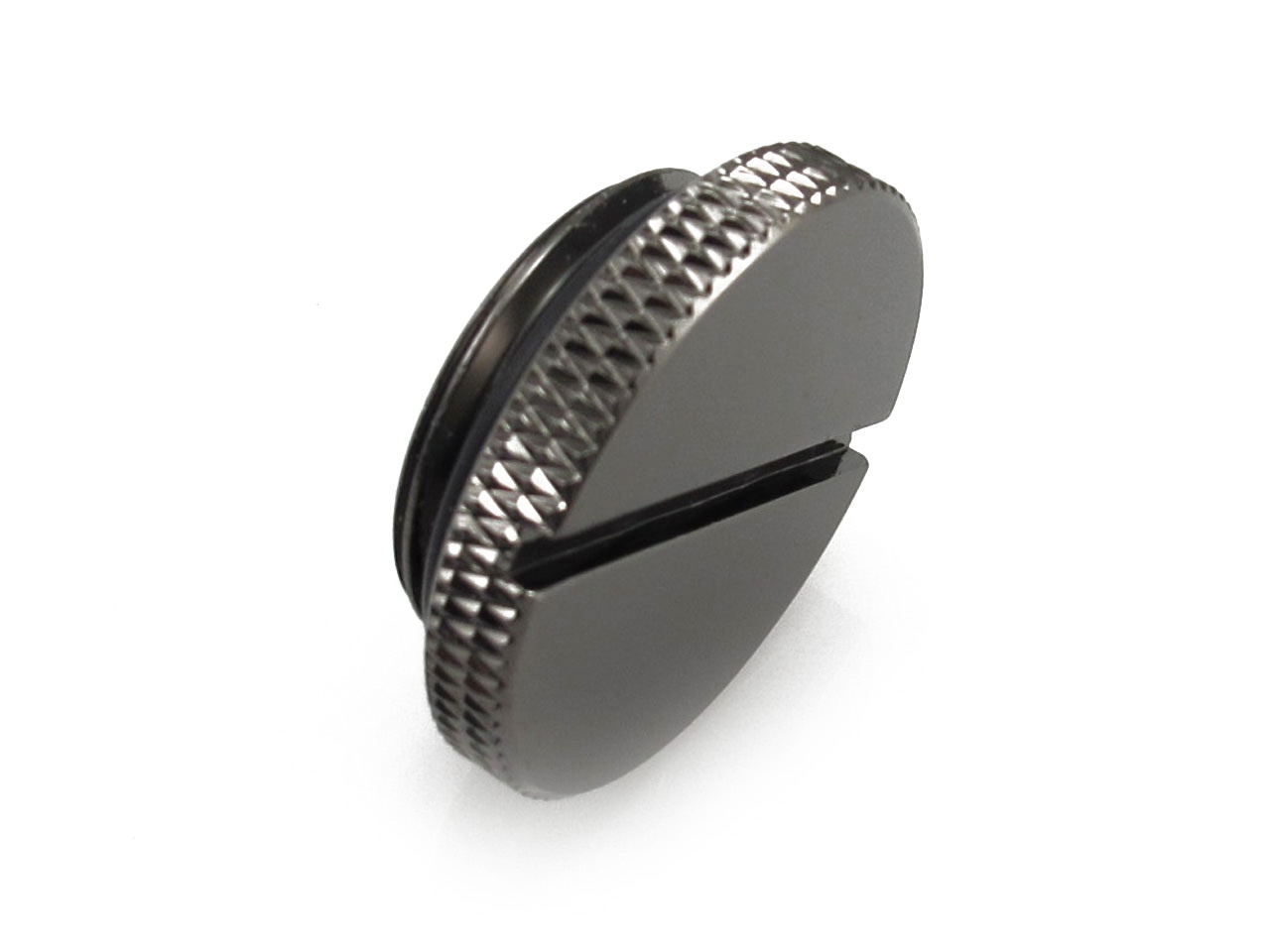 XSPC M20 Fillcap Blank - Black Chrome : image 1