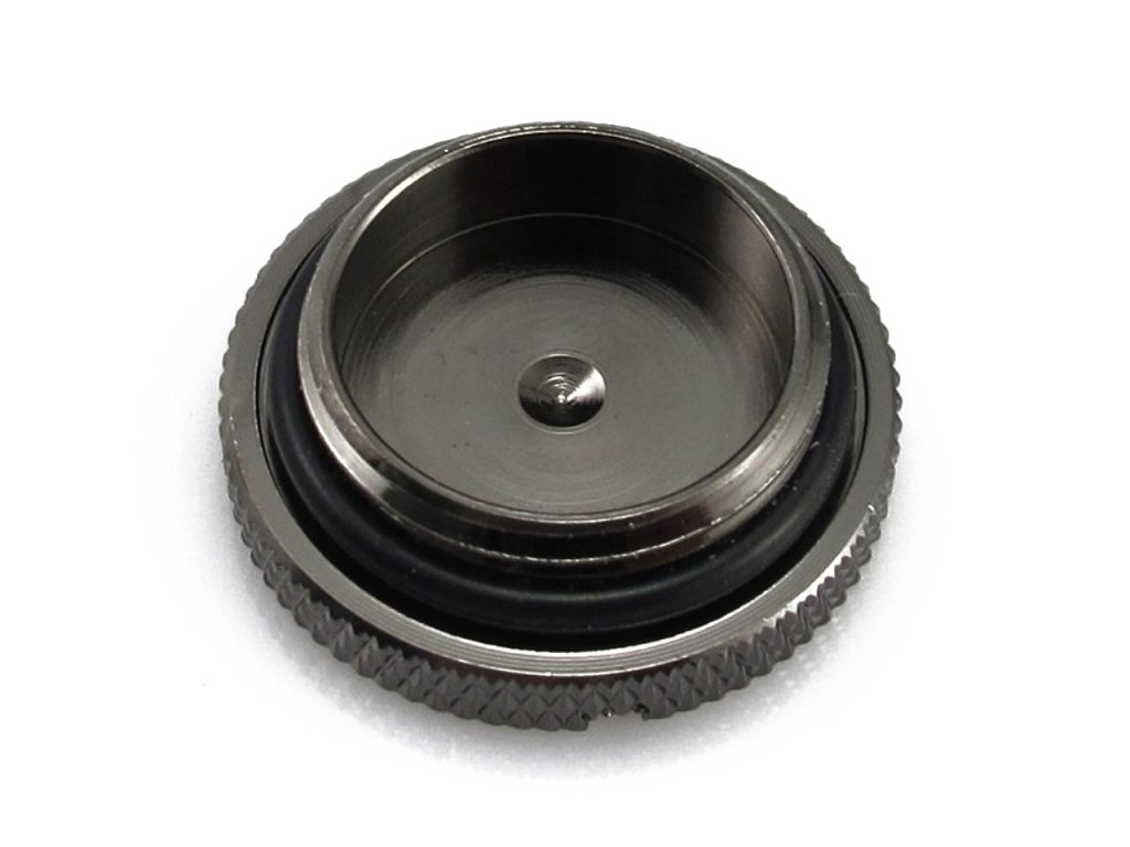 XSPC M20 Fillcap Blank - Black Chrome : image 3