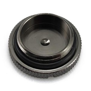 XSPC M20 Fillcap Blank - Black Chrome : image 3