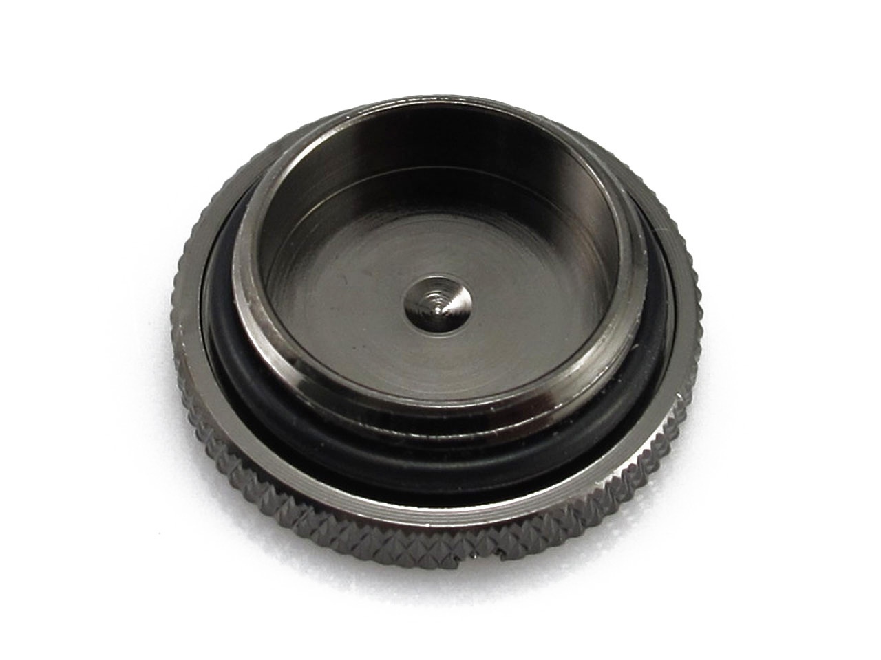 XSPC M20 Fillcap Blank - Black Chrome : image 3