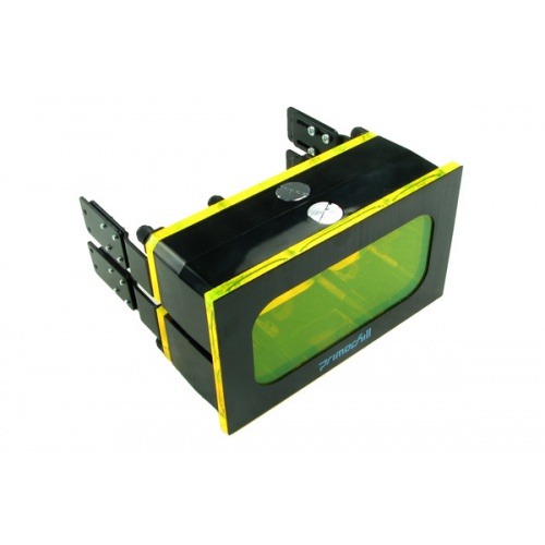 Primochill Myriad Dual Bay Reservoir 6 Port - UV Green / UV Green