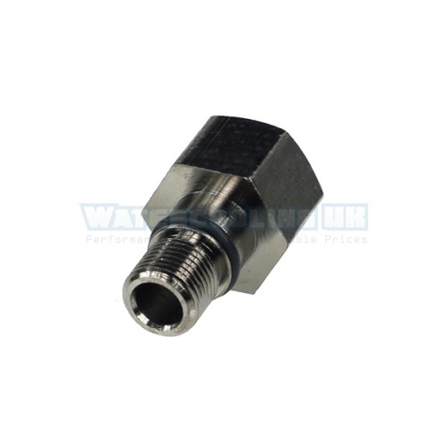 Eheim 1046 Outlet Adaptor to G1/4 - Hexagonal - Black Nickel